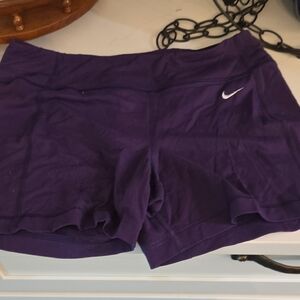 Nike Women's Deep Purple Athletic Shorts